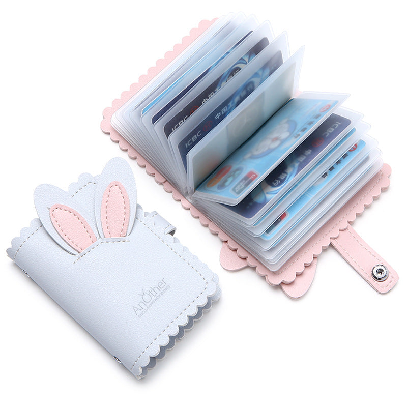 Porte-cartes antidégussation Porte-cartes Compact Portefeuille Sac tout-en-un pour les femmes