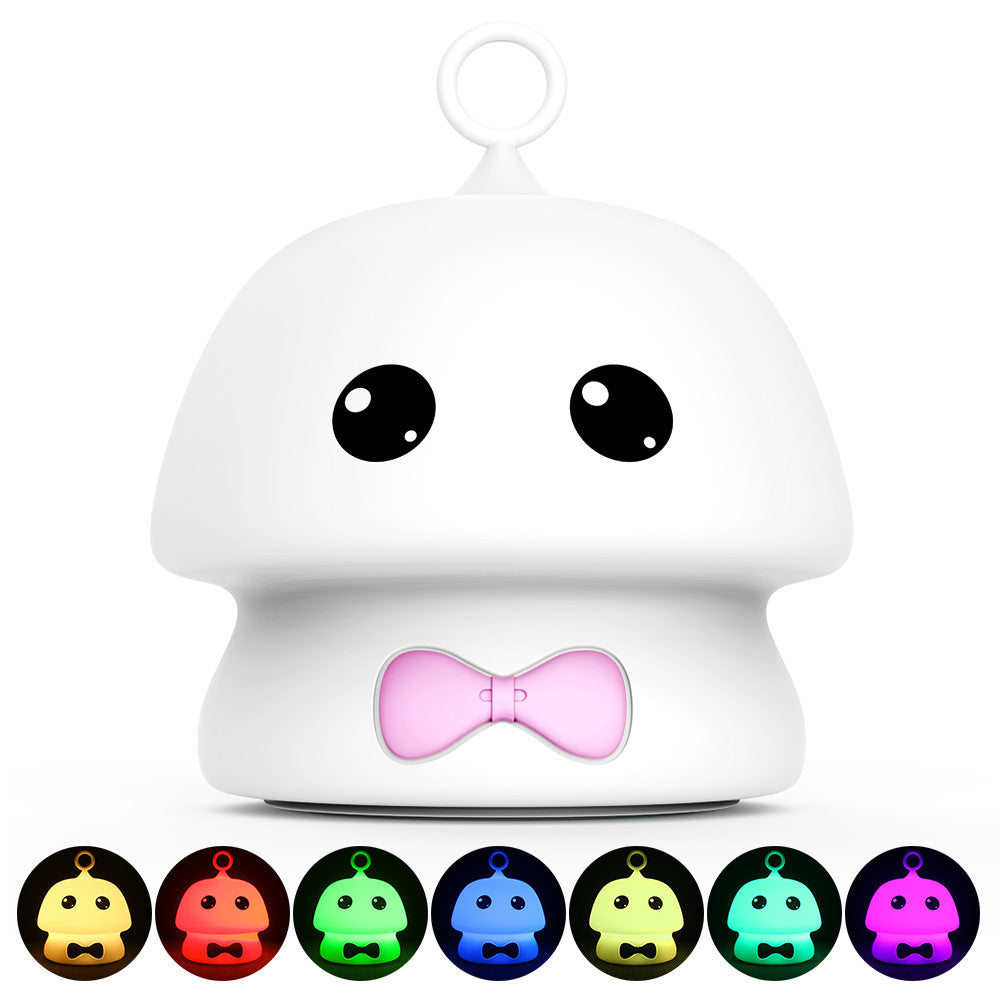 Cute Creative Rabbit Silicone Night Light