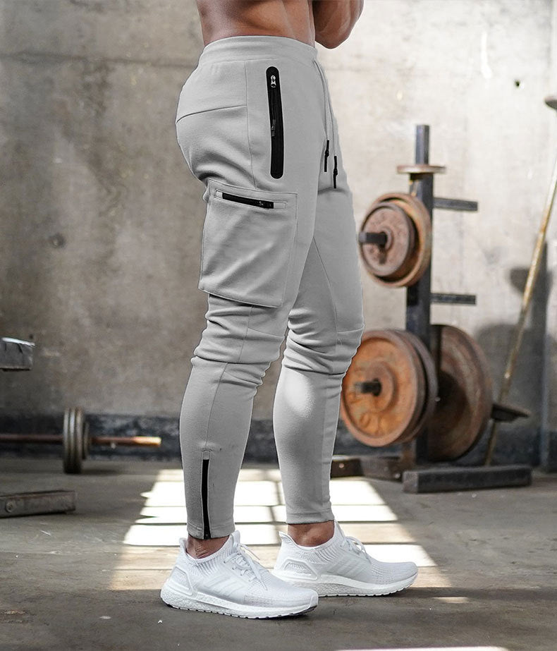 Pantalon sport Fitness pour hommes Pantalon de pendaison Courant Pantalon d'entraînement pieds
