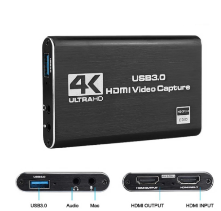 Carte de capture de jeu HDMI 4K USB3.0 1080 P Dispositif de carte de capture pour le streaming
