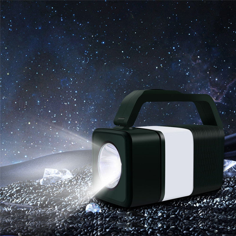 Lampe de camping audio rechargeable multifonction portable