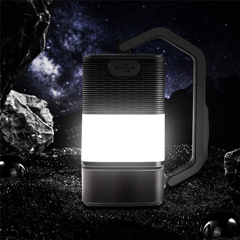 Lampe de camping audio rechargeable multifonction portable