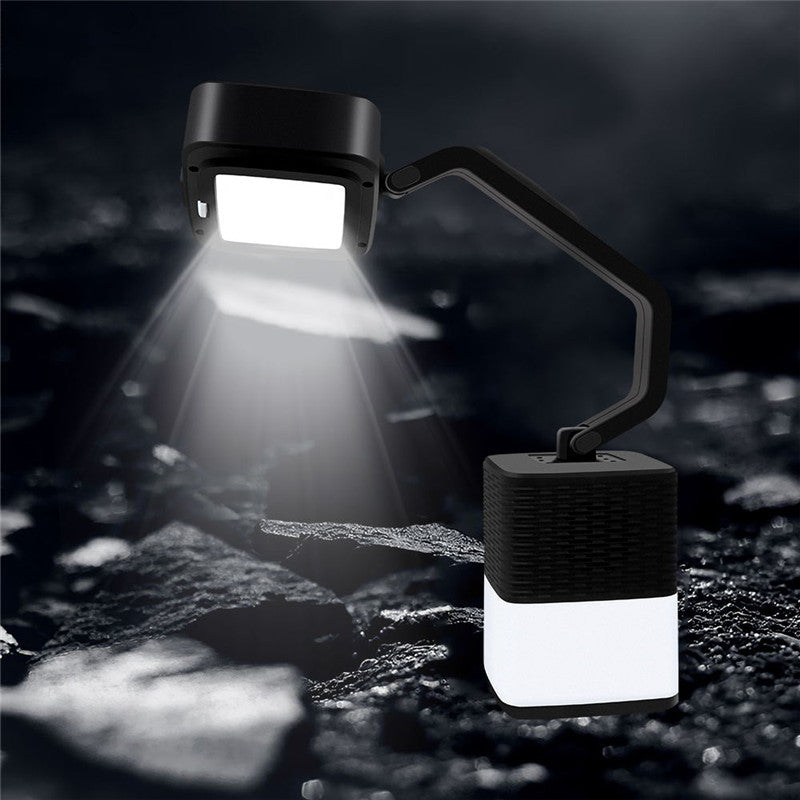 Lampe de camping audio rechargeable multifonction portable