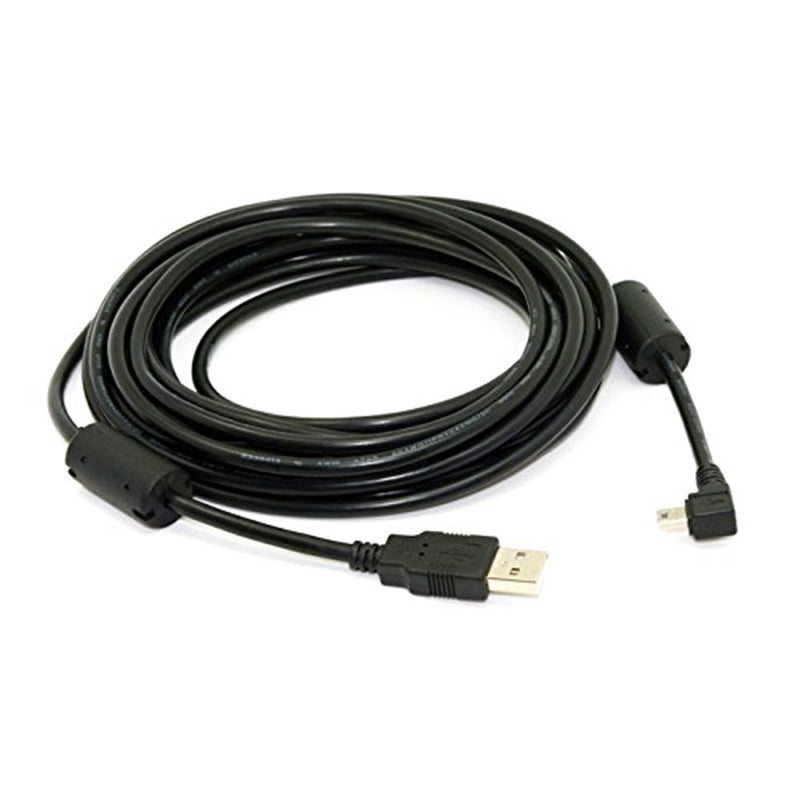 Epaisseur gauche Elbow Mini USB mâle vers USB2.0 mâle câble de données