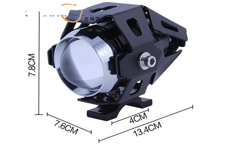Projecteurs de moto LED étanches Lampe auxiliaire Spotlight High Power U5 12V