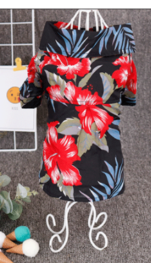 Vêtements de chemise de style chien hawaïen