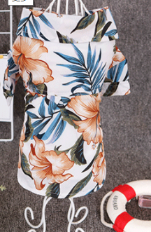 Vêtements de chemise de style chien hawaïen