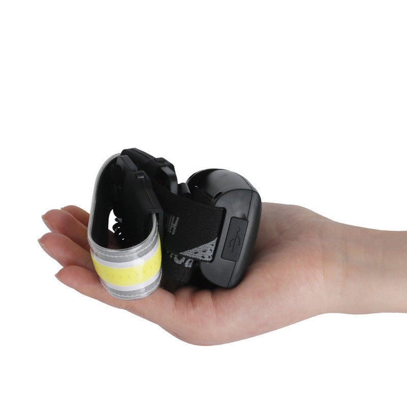 Lampe à tête rechargeable de batterie intégrée à LED