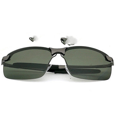 Lunettes de soleil Hommes couleur changement de nuit vision conduite spéciale UV protection