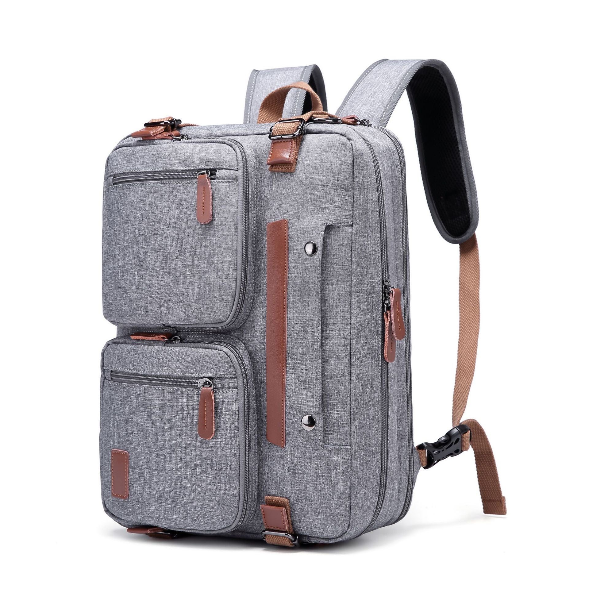 Sac à dos Tote 15.6 17.3Inch Sac à dos pour ordinateur portable Mode Travel Business Sac à dos Convertible N