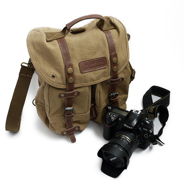 Sac à caméra en toile casual SLR Sac à caméra