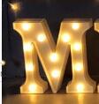 Lumineux LED Letter Number Night Light Anglais Alphabet Number Batterie Lampe Romantique Weddi