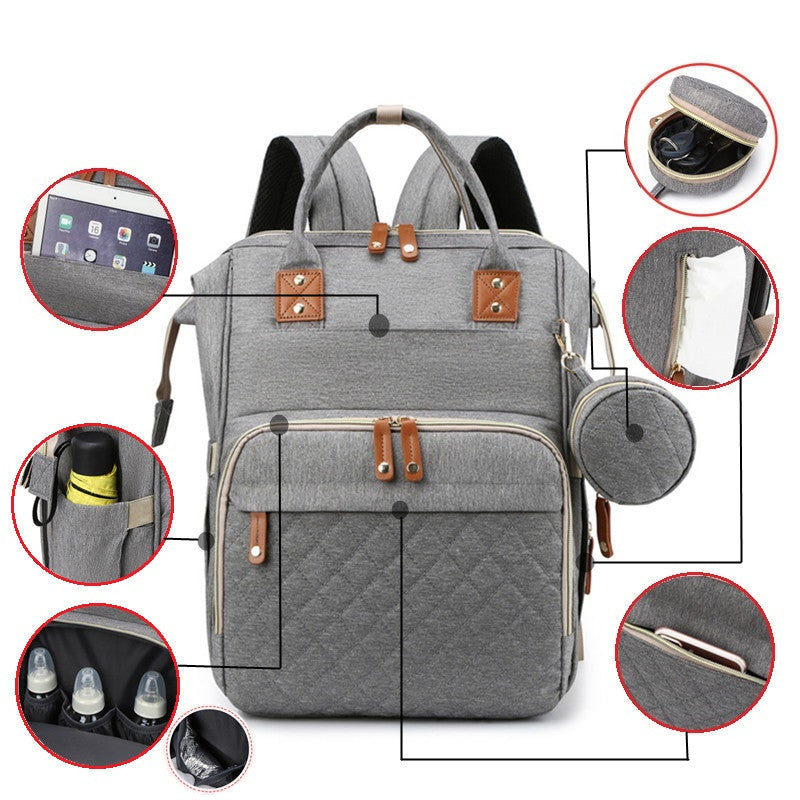 Sac à dos de maman peut accrocher Poussette bébé Sac de bébé pliant