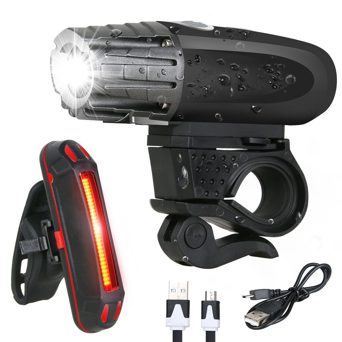 Vélo Usb phares VTT équipé de forte lumière rechargeable