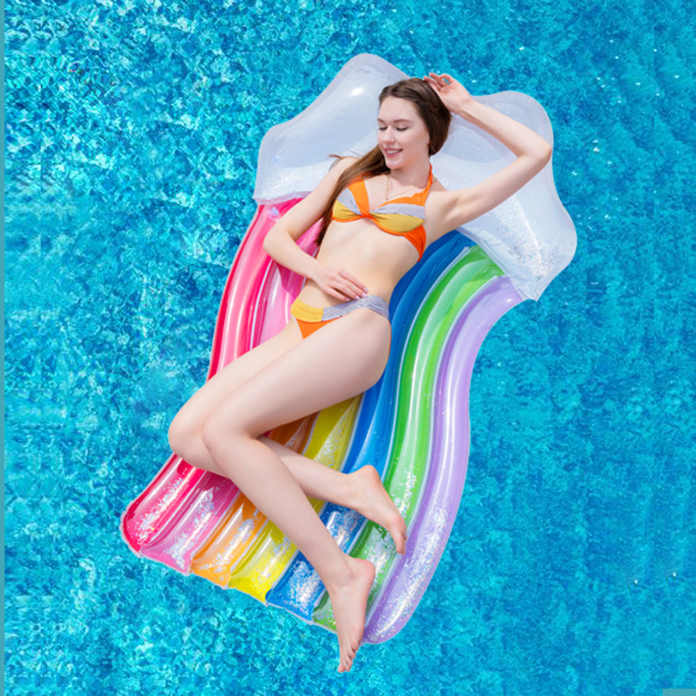 Arrivée 160cm eau géant Hammock Float Louncer Beach Bed Natation Float Adultes