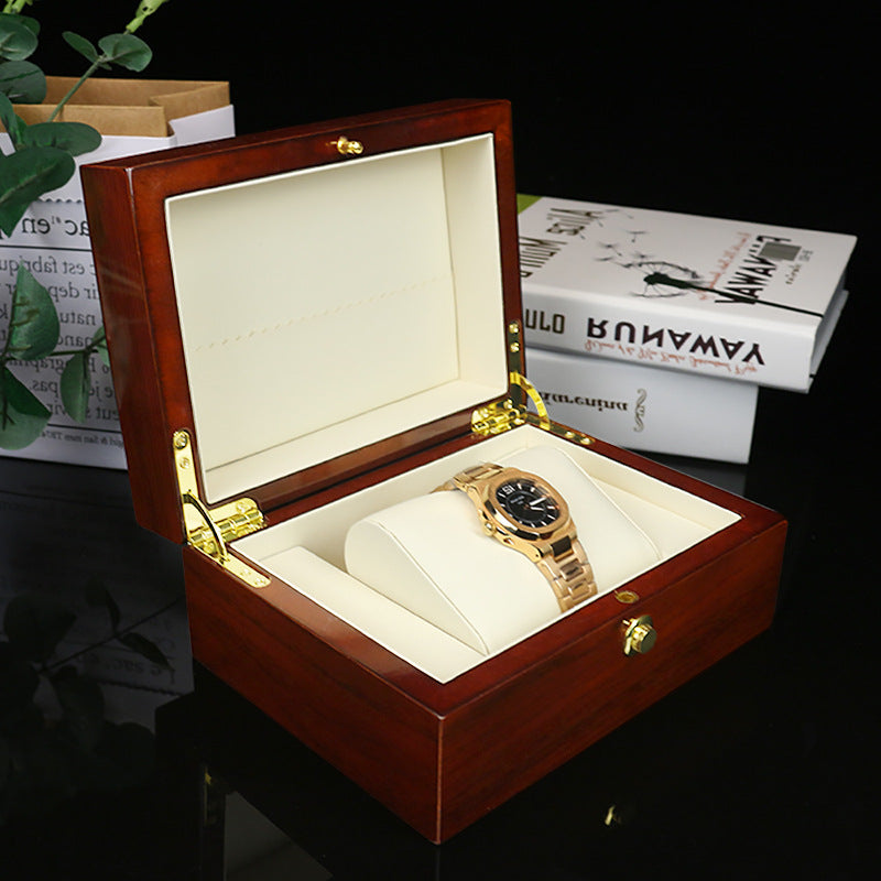 Boîte de montre Boîte à bijoux personnalisée Boîte en bois Boîte d'emballage personnalisée