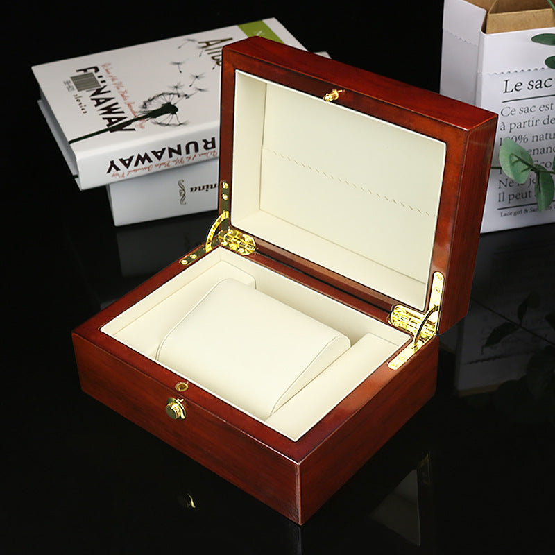 Boîte de montre Boîte à bijoux personnalisée Boîte en bois Boîte d'emballage personnalisée