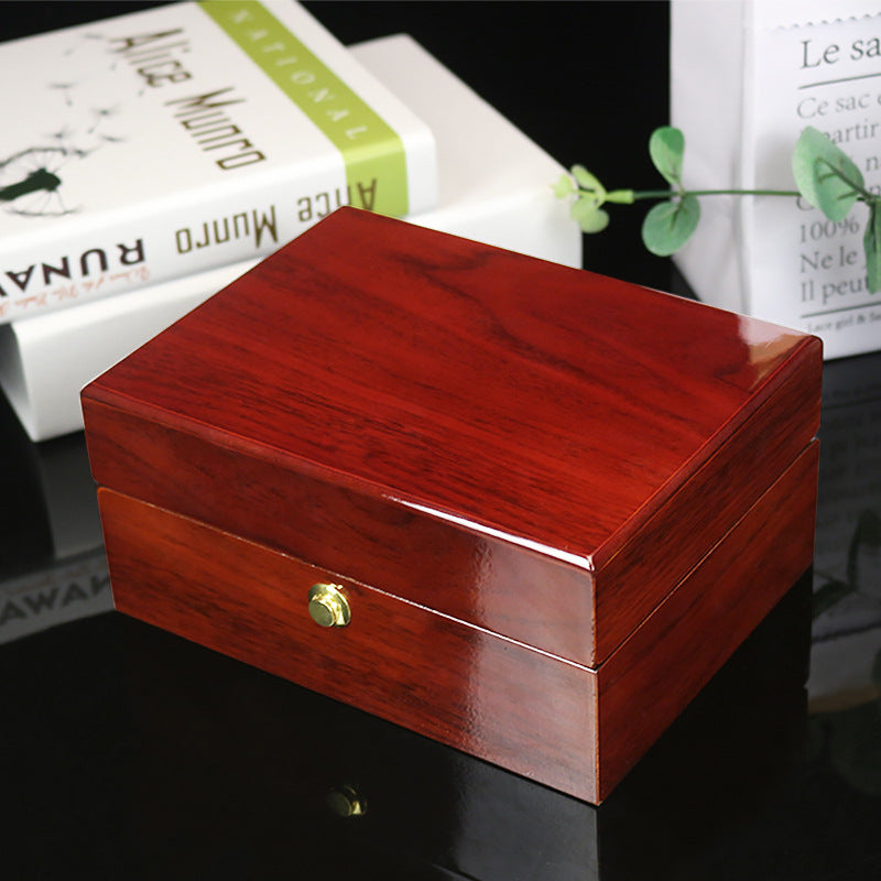 Boîte de montre Boîte à bijoux personnalisée Boîte en bois Boîte d'emballage personnalisée