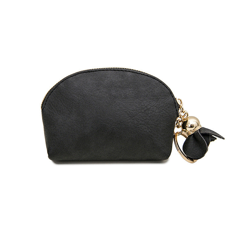 Xiangyin cuir coupé Étudiant Coréen Coin Purse Femme Short Card Bag Mini Coréen Coi