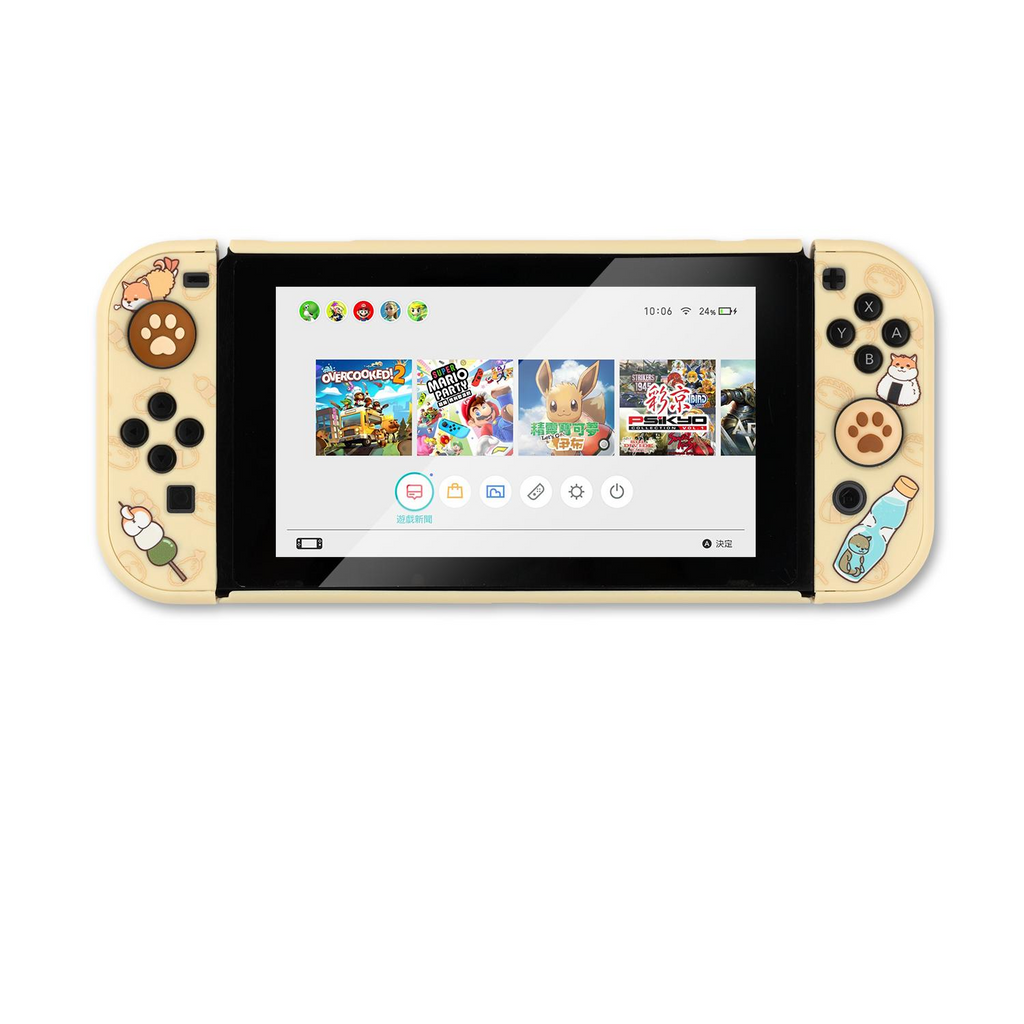 Sea Otter Switch Protection Shell PC Couverture rigide Housse arrière NS Lite Controller Case