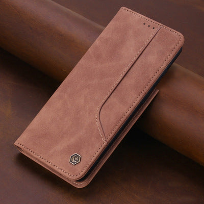 Couverture en cuir portefeuille