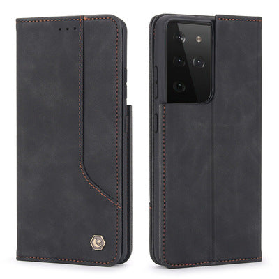 Couverture en cuir portefeuille