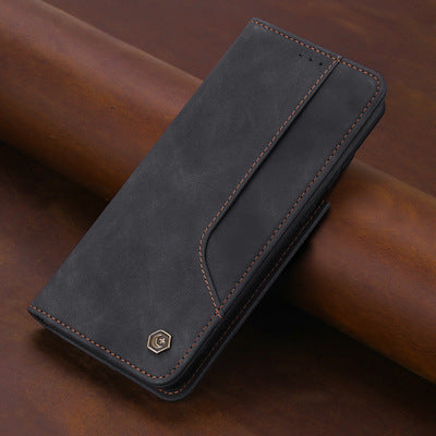 Couverture en cuir portefeuille