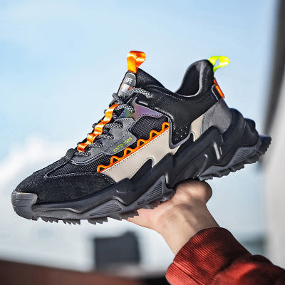 Chaussures de sport décontractées en dentelle de haut bas