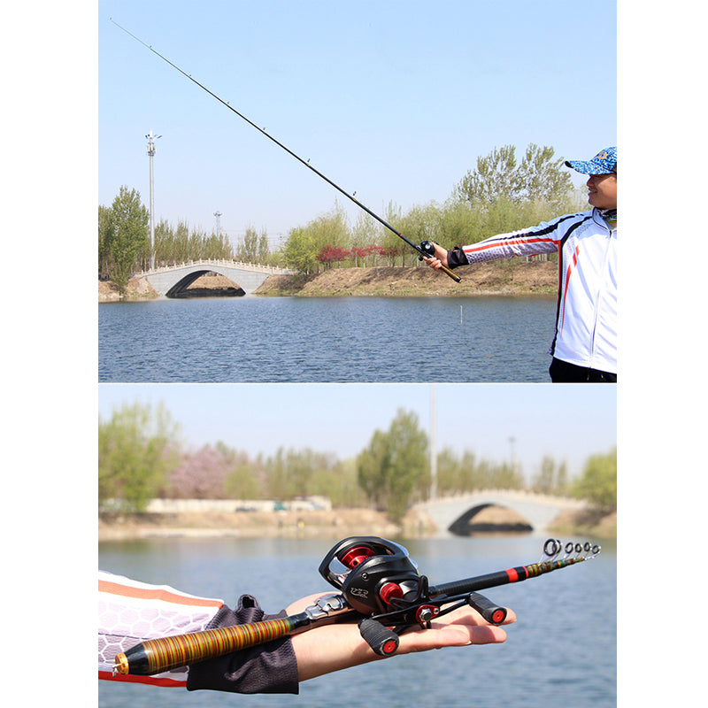Tige de pêche à la roche télescopique Spinning Fly Carp Feeder Fibre de carbone Pesca Mini Rod Voyage Re