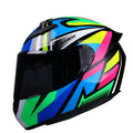 Casque d'équitation électrique Couverture complète Quatre saisons Personnalité Casque de course cool