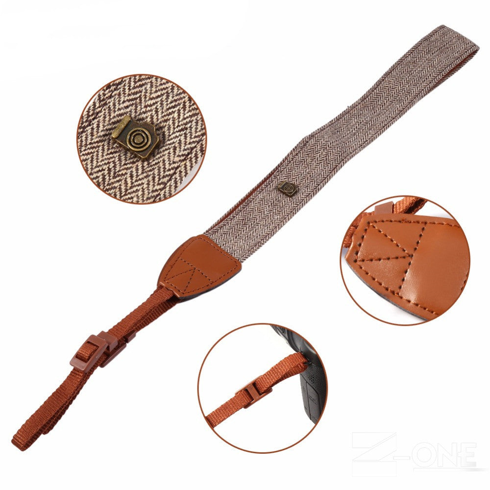 Liyingjia LYN Fashion Retro Nostalgic Strap Ethnic Style Epaule Strap SLR Caméra Accesso