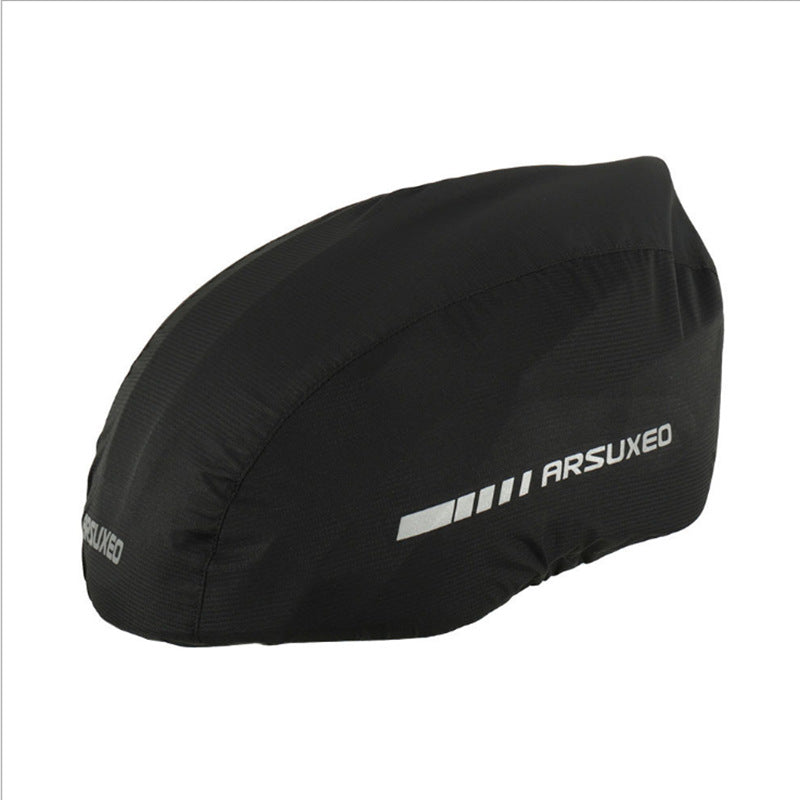 Couverture de casque de cyclisme imperméable réfléchissante pour les sports de plein air