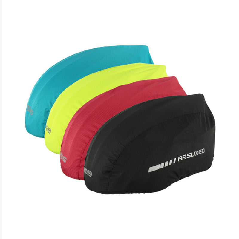Couverture de casque de cyclisme imperméable réfléchissante pour les sports de plein air