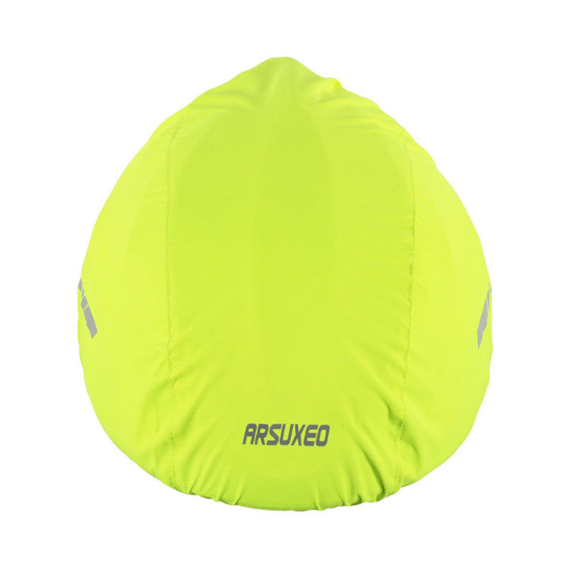 Couverture de casque de cyclisme imperméable réfléchissante pour les sports de plein air