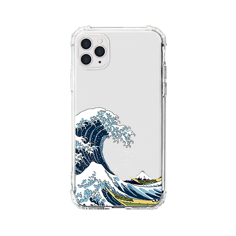 Fashion Abstract Art Line Wave Sac Coque clair
