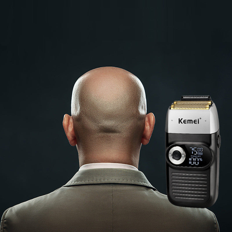 Grande capacité Batterie Lithium Affichage LCD Shaver bi-en-un en acier inoxydable