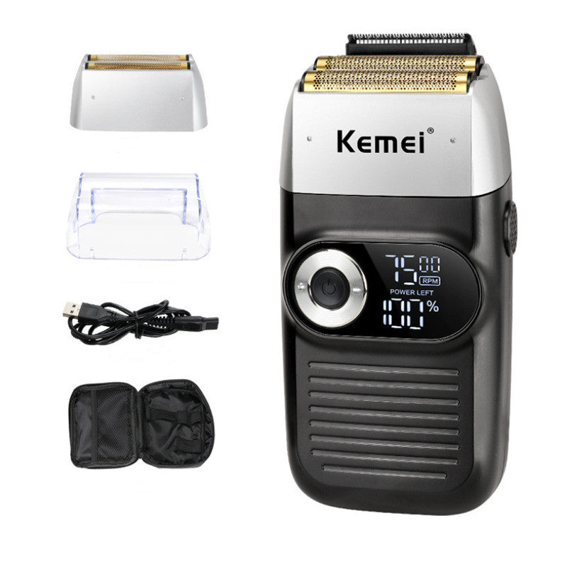 Grande capacité Batterie Lithium Affichage LCD Shaver bi-en-un en acier inoxydable
