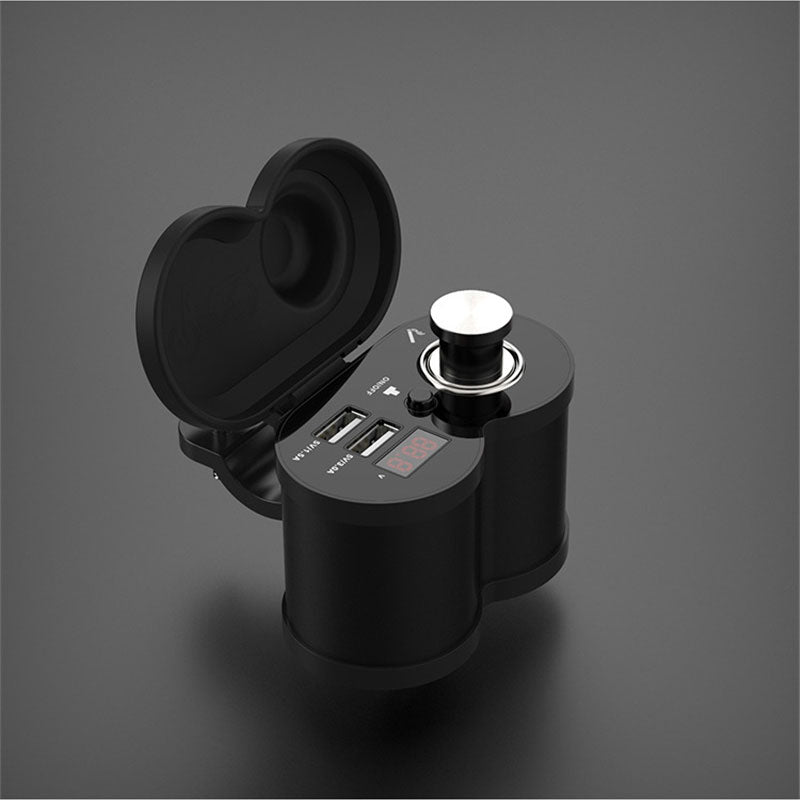 3.0 Chargeur de voiture multifonction Super Fast Car Car Chargeur avec allumeur de cigarette