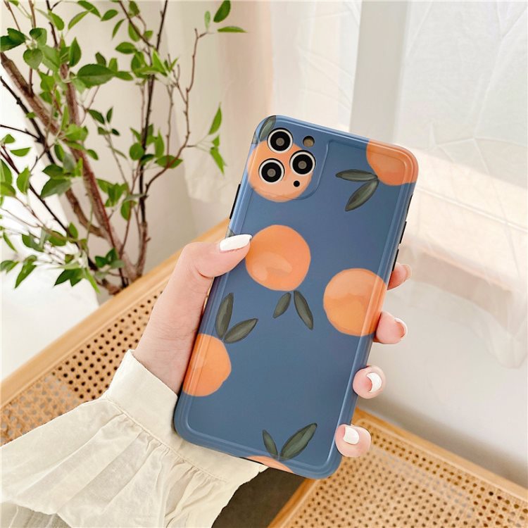 Rétro Orange Convient pour 11Pro Max Apple X XS XR Mobile Phone Case
