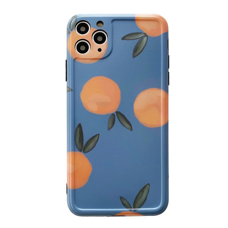 Rétro Orange Convient pour 11Pro Max Apple X XS XR Mobile Phone Case