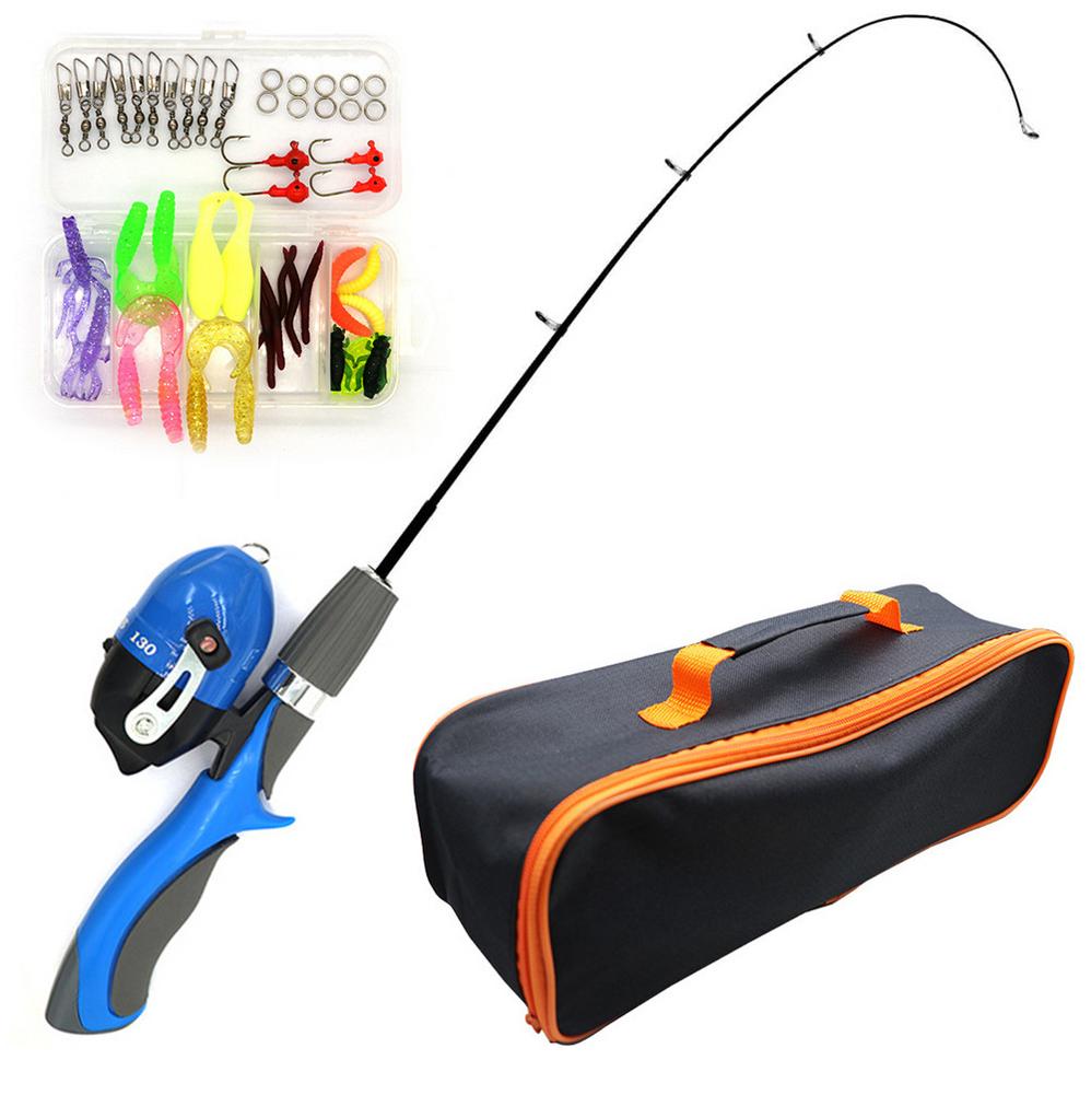 Ensemble Poignée de pistolet Tige télescopique Tige de pêche Rod Équipement de pêche