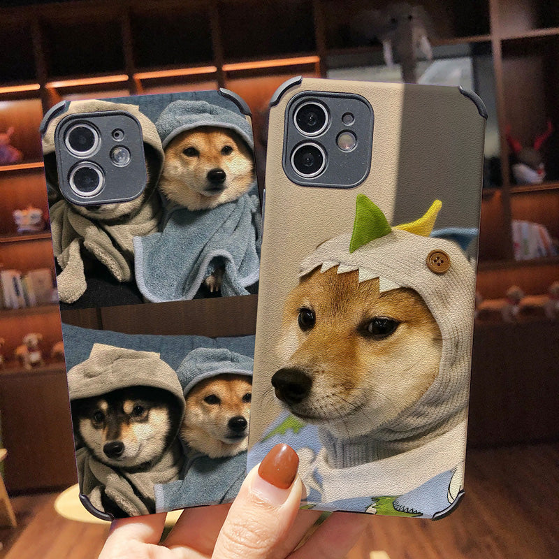 Chien Shiba Inu drôle et mignon applicable à la mallette téléphonique