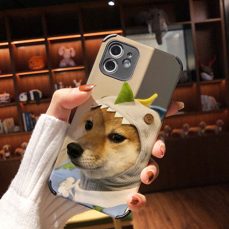 Chien Shiba Inu drôle et mignon applicable à la mallette téléphonique