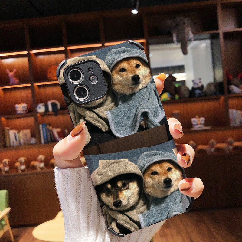 Chien Shiba Inu drôle et mignon applicable à la mallette téléphonique