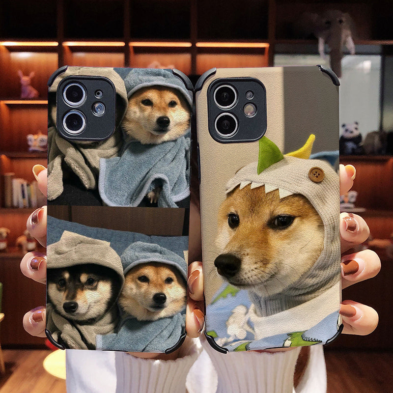 Chien Shiba Inu drôle et mignon applicable à la mallette téléphonique
