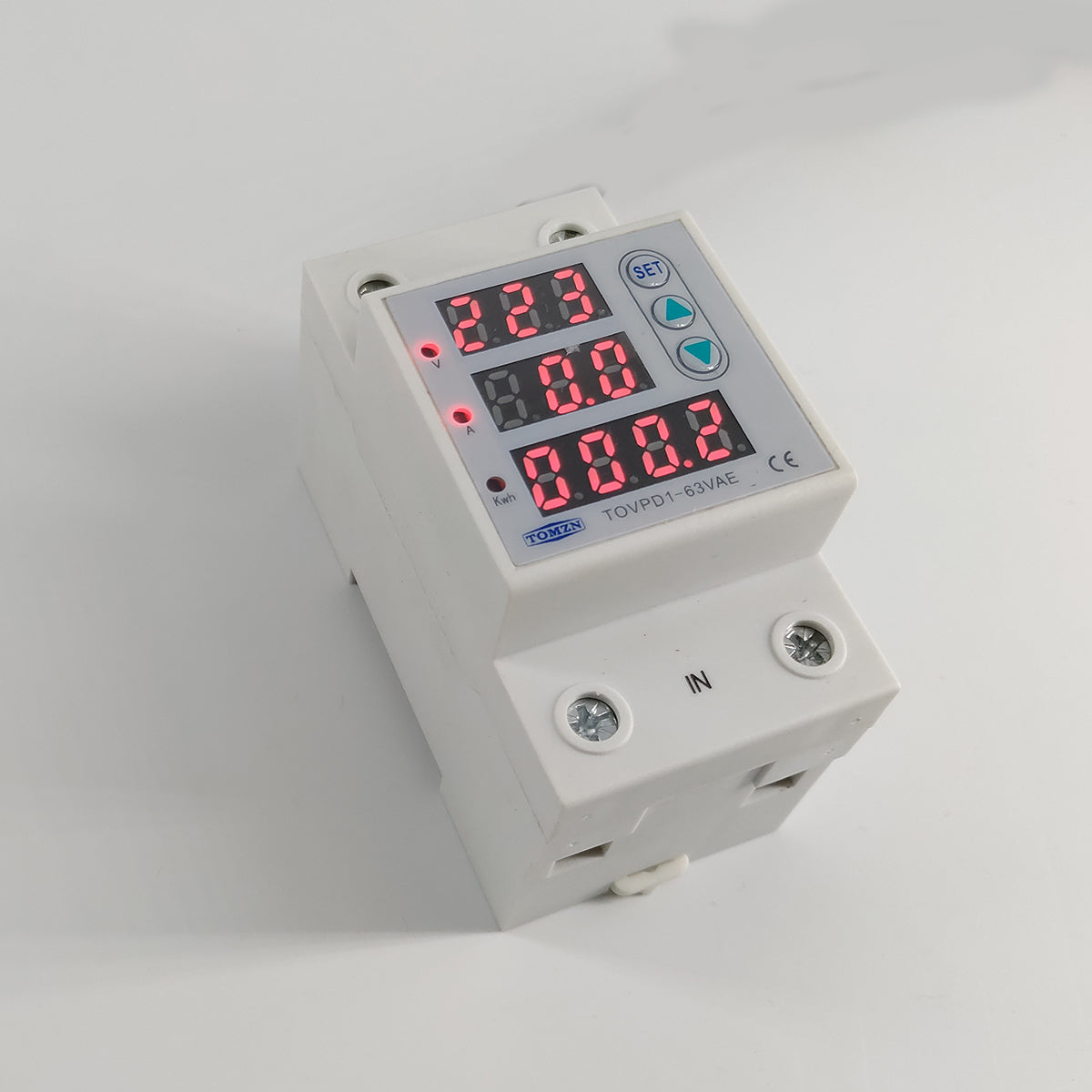 Din Rail réglable sur et sous tension de protection