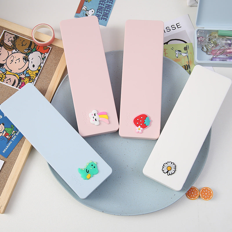 Version coréenne de boîte à crayons de dessin animé couleur ins