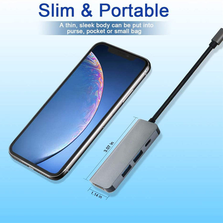 Hub USB HUB Splitter un pour quatre USB C à HDMI station d'accueil