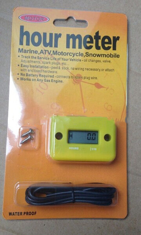 Minuterie Tirée Moto Bateau à moteur Atv Lcd Type d'induction Heure Compteur 2 Punch 4 Punch Minuter
