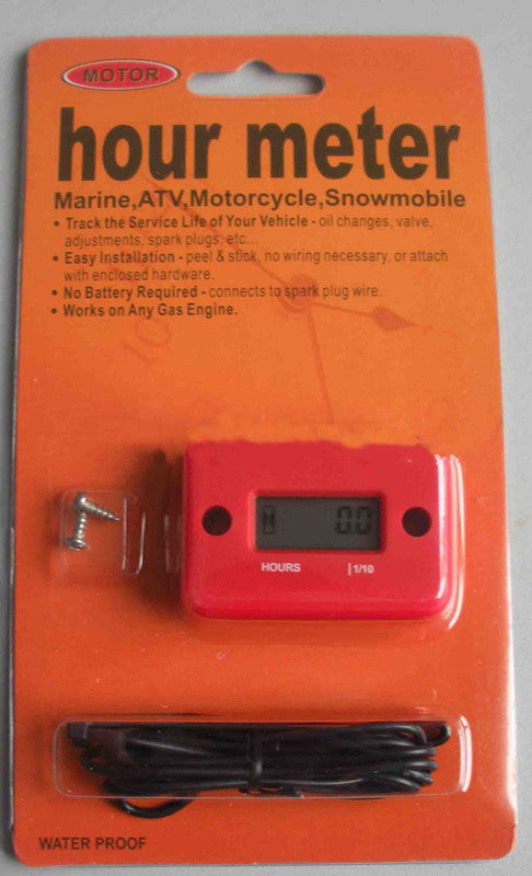 Minuterie Tirée Moto Bateau à moteur Atv Lcd Type d'induction Heure Compteur 2 Punch 4 Punch Minuter
